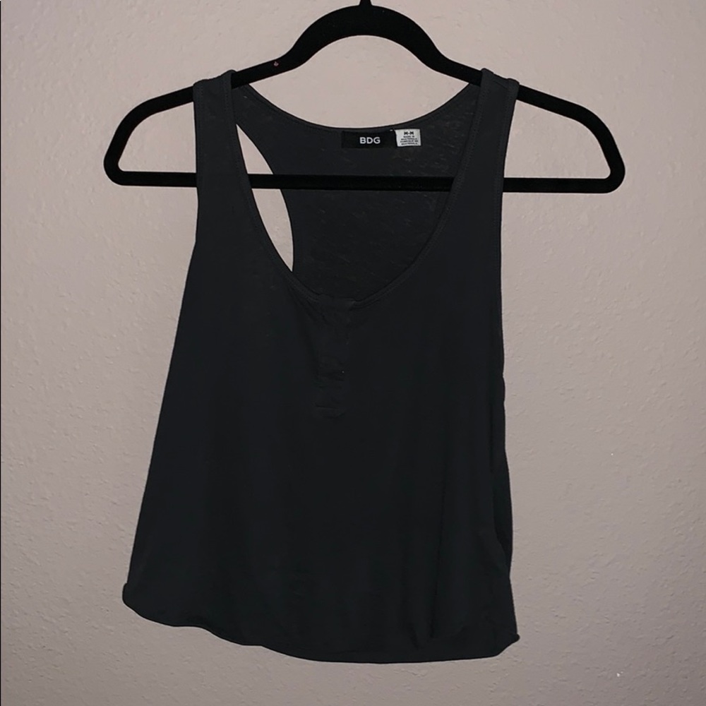 Dark Charcoal Gray Tank